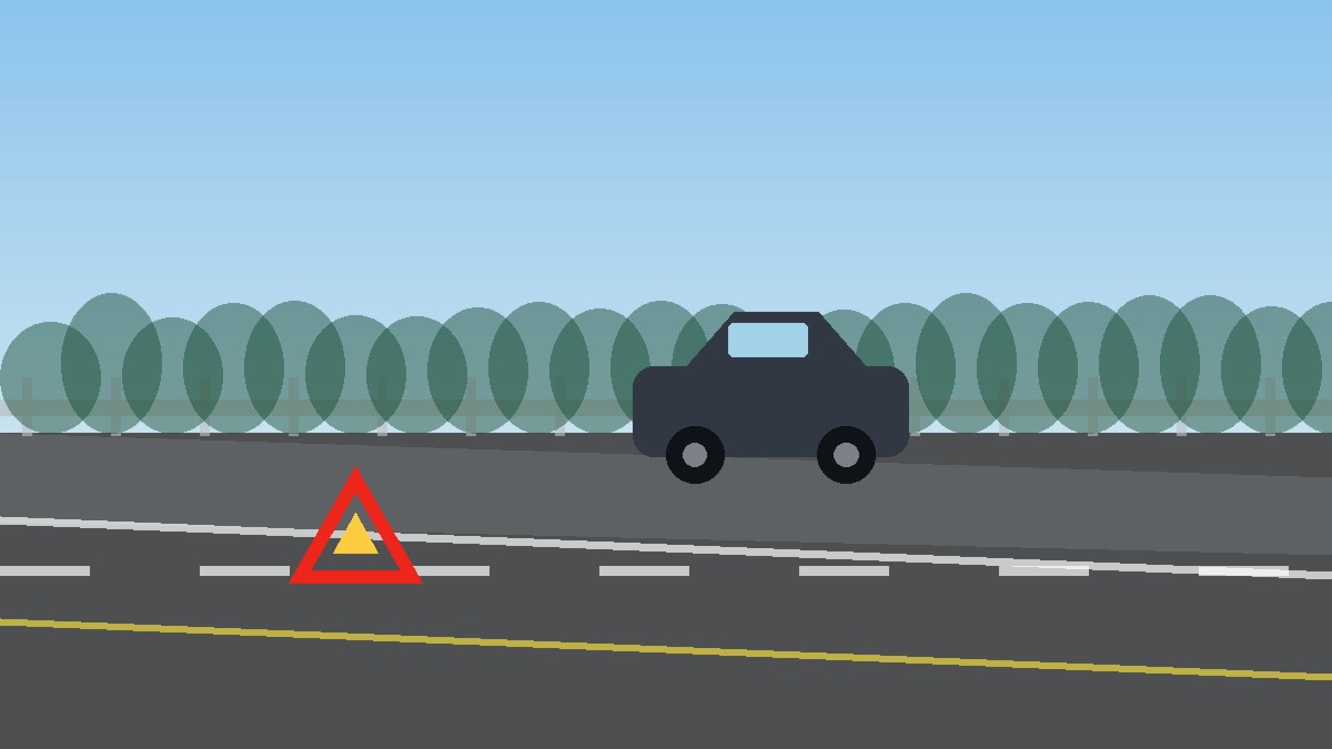 澄迈道路故障安全等待现场图